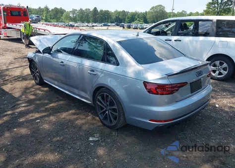 2018 Audi S4 3.0T Premium Plus из США, поврежденный, VIN WAUB4AF43JA037369